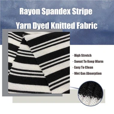 Rayon Rib Knit Fabric