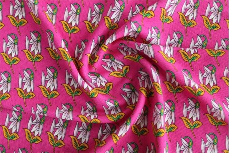 100%Viscose Doule-sided Printed Fabric For Skirt, Shirt